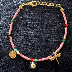 Turkish Multicolor Beads and charms Bracelet